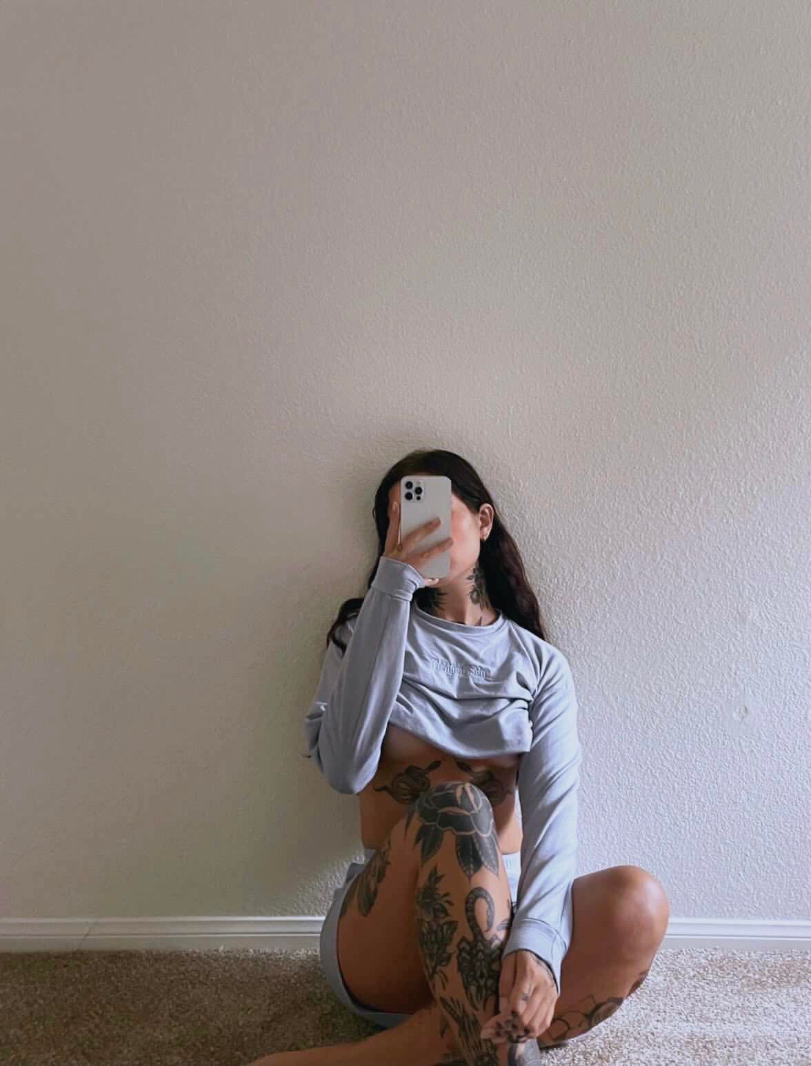 Cry Baby Blue Heaven Sent Crewneck