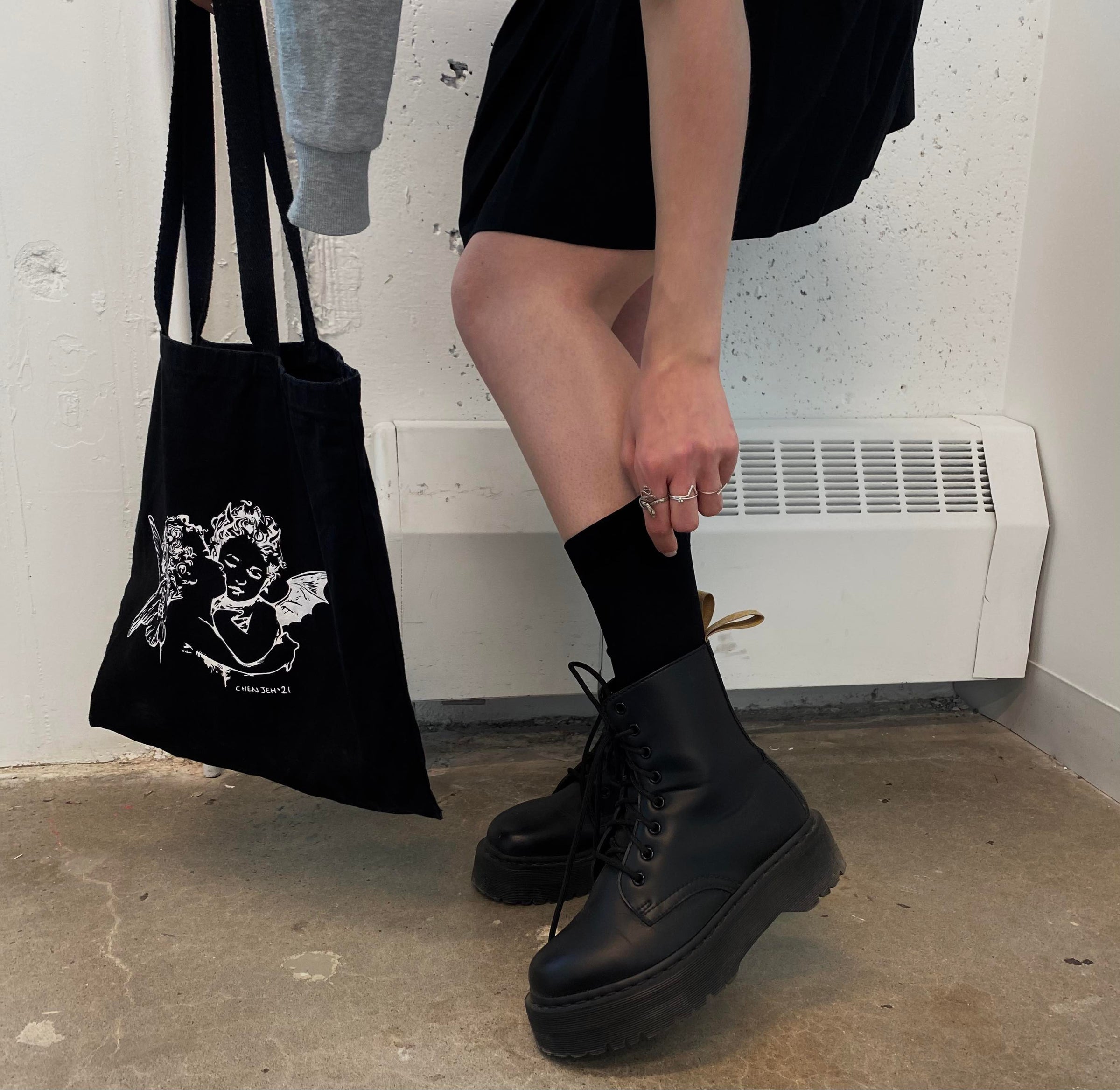 Angel & Devil Tote Bag