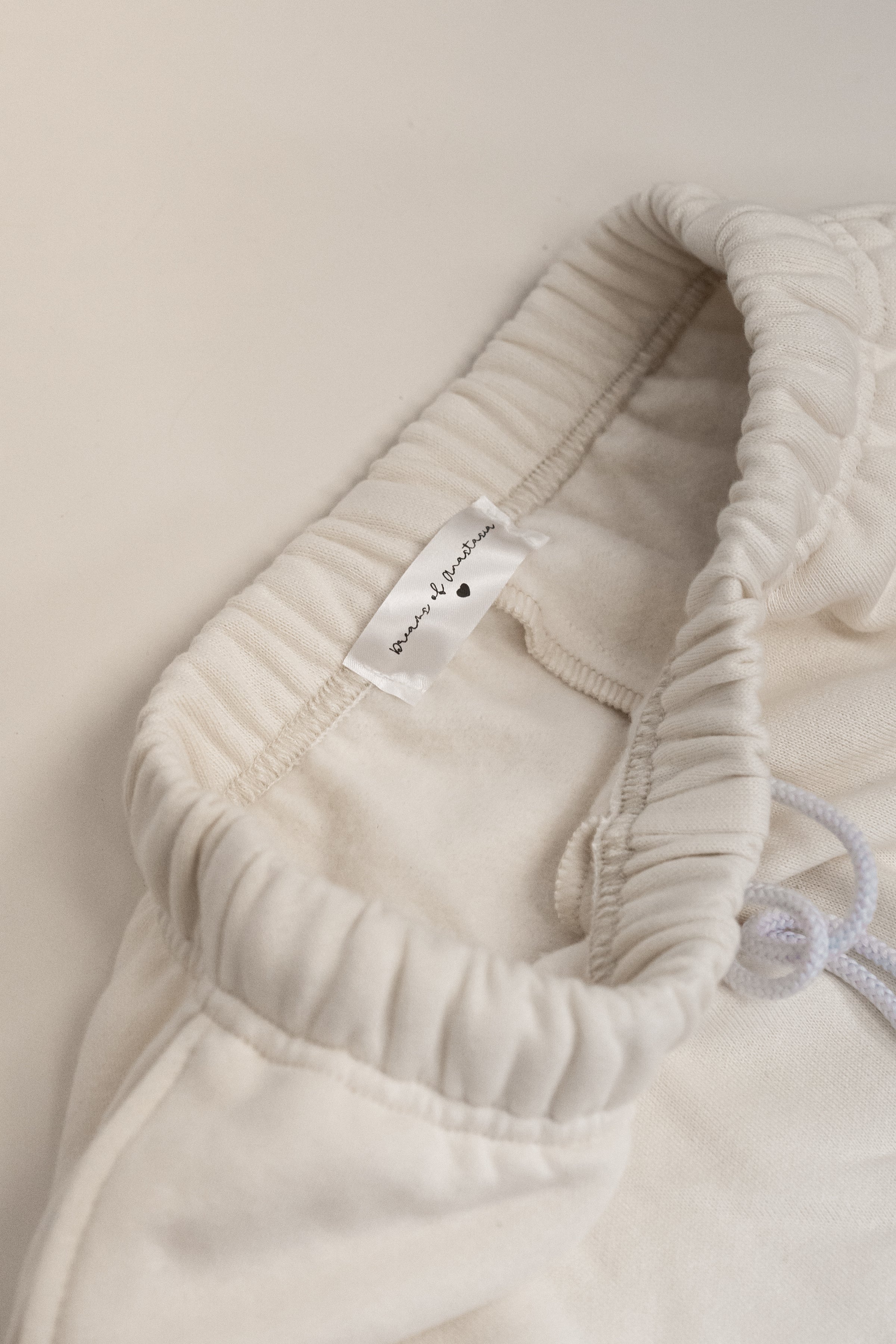 Below Zero Cream Fleece Sweatpants