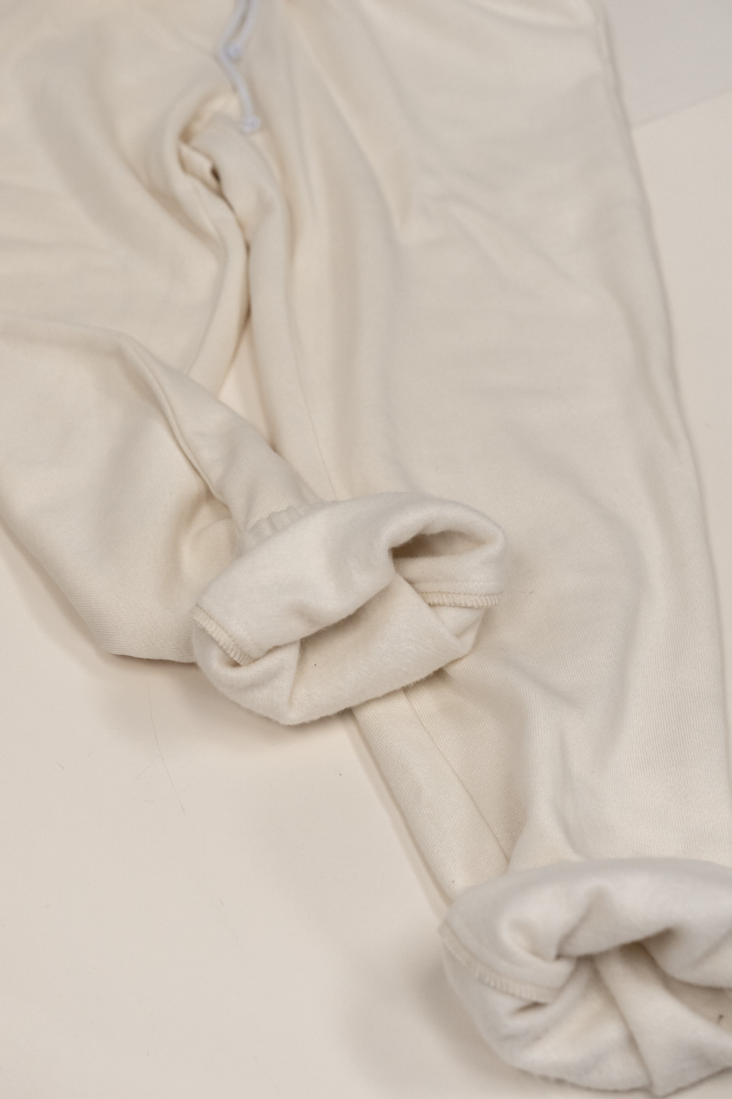 Below Zero Cream Fleece Sweatpants