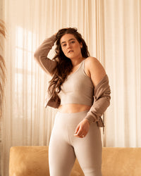 Taupe Grounded Tank Top