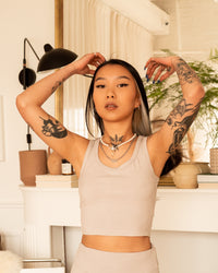 Taupe Grounded Tank Top