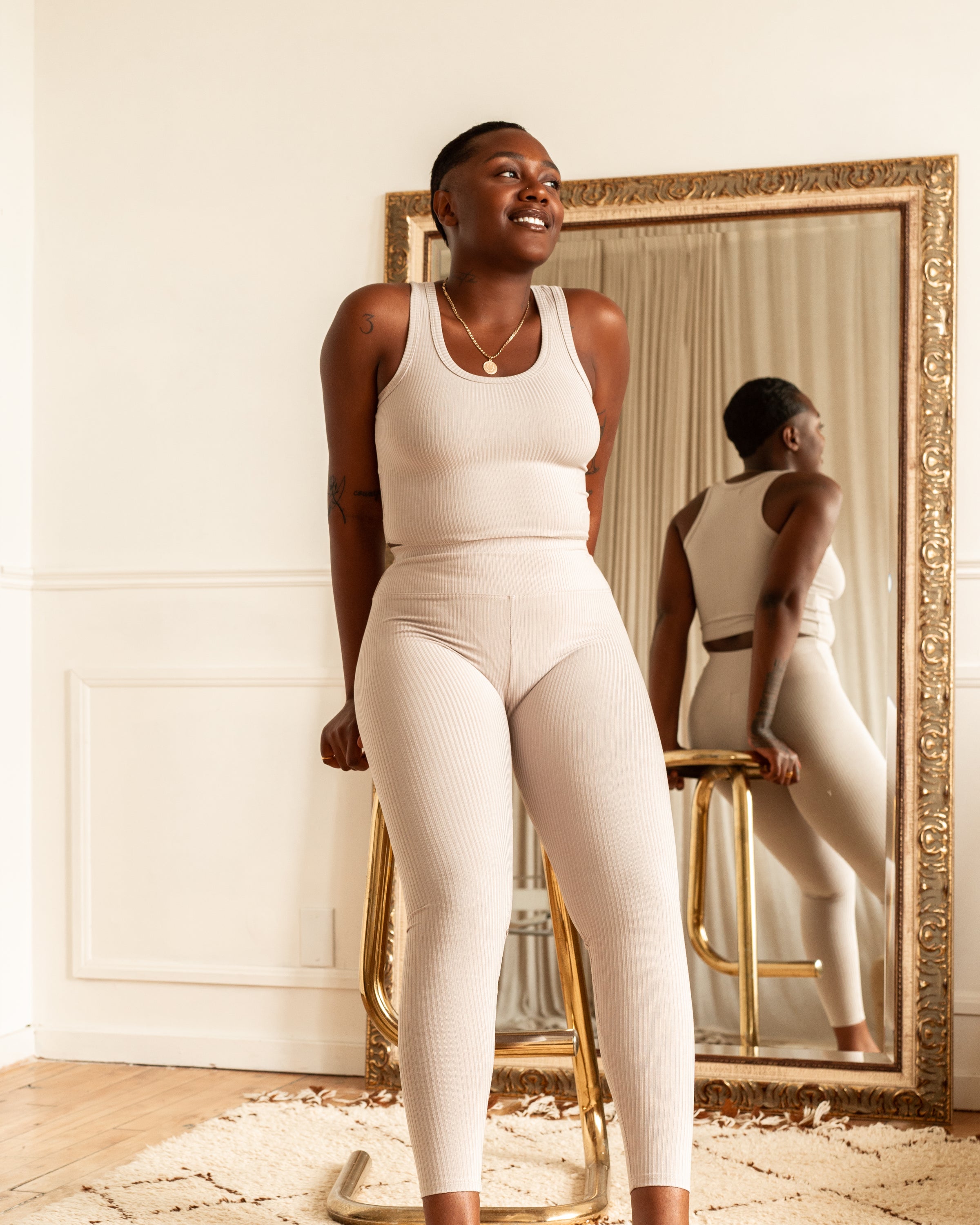 Taupe Grounded Leggings