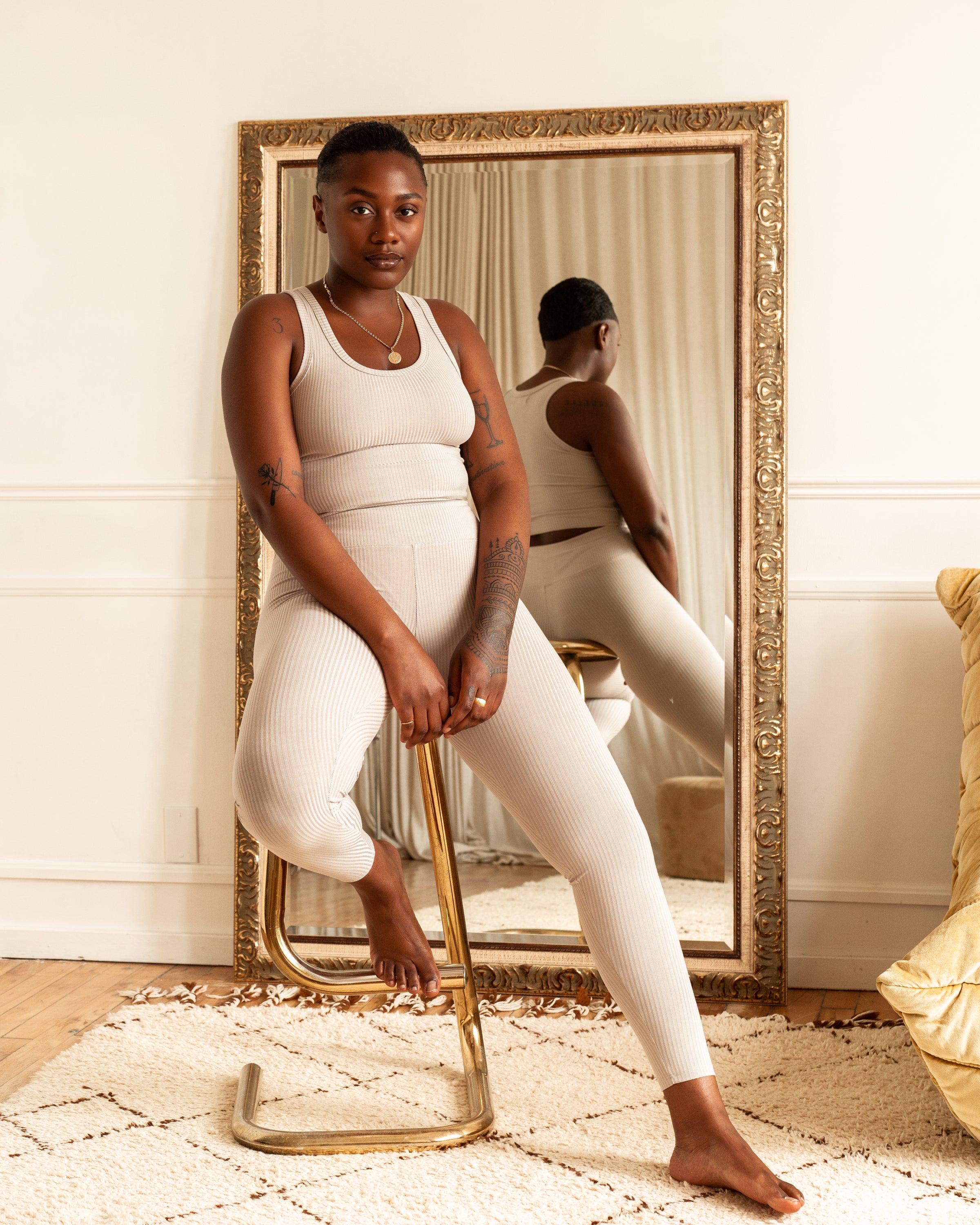 Taupe Grounded Tank Top