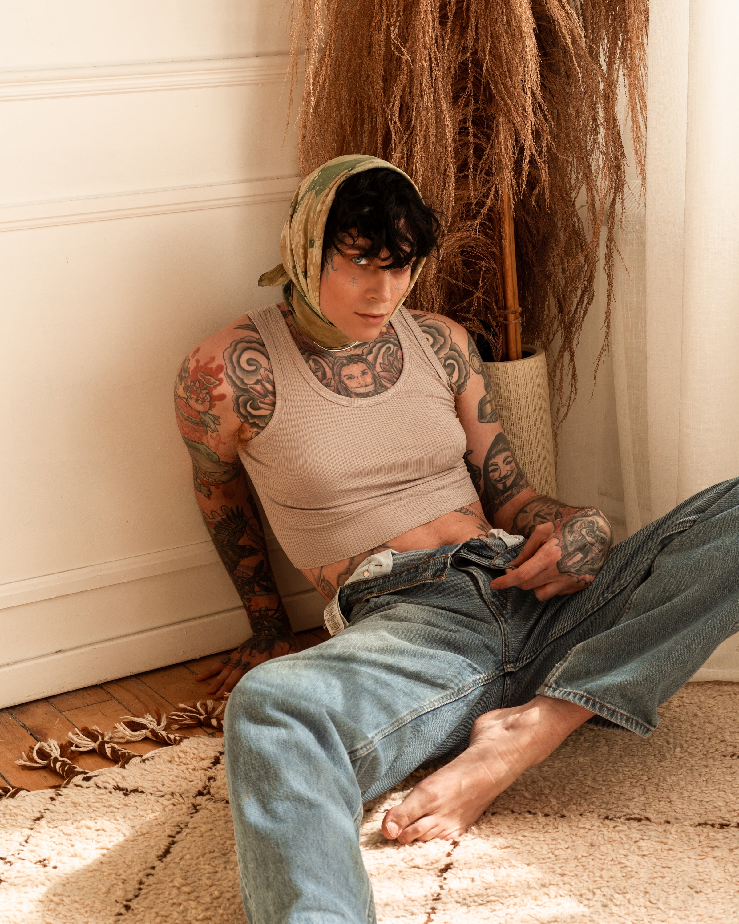 Taupe Grounded Tank Top