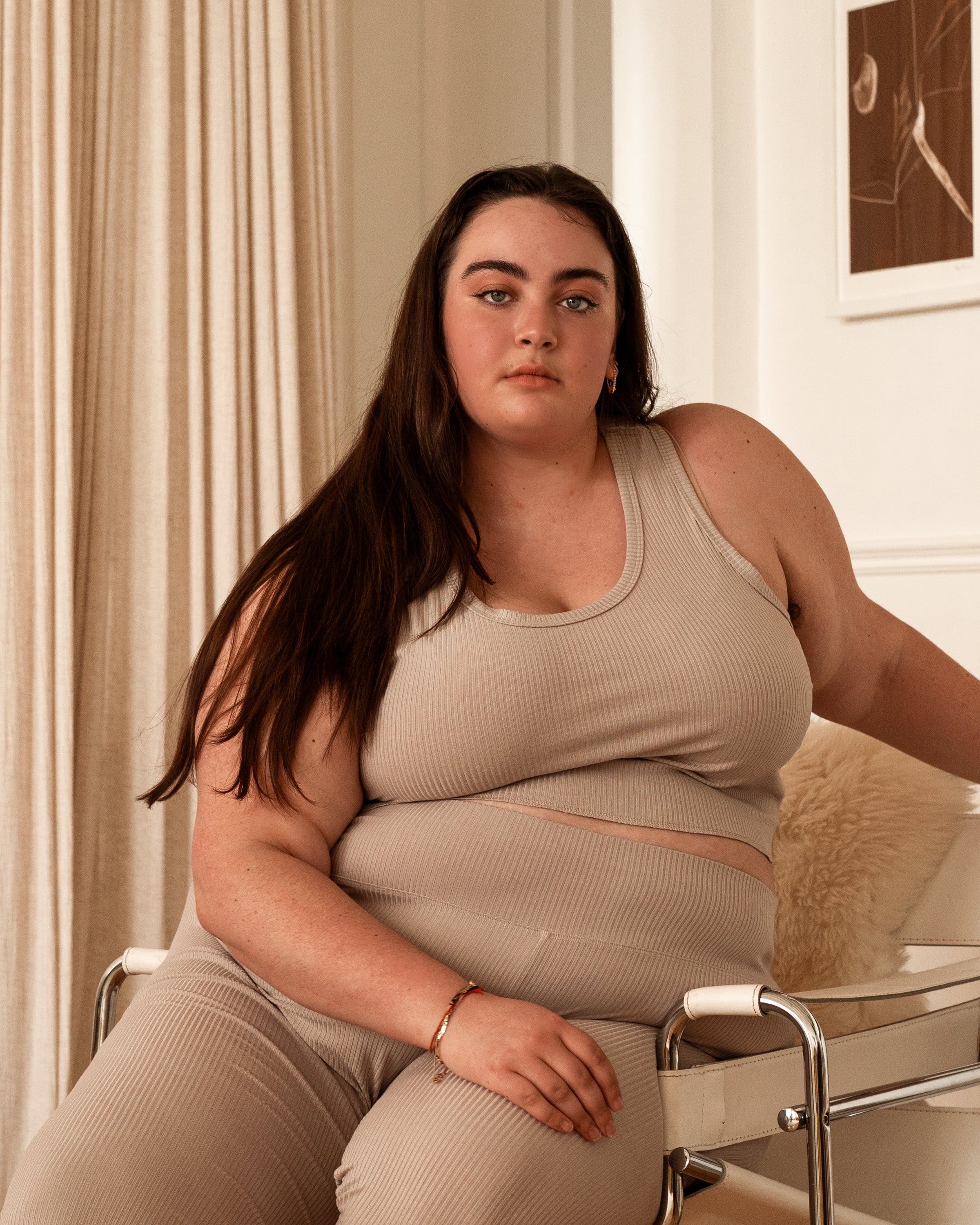 Taupe Grounded Tank Top