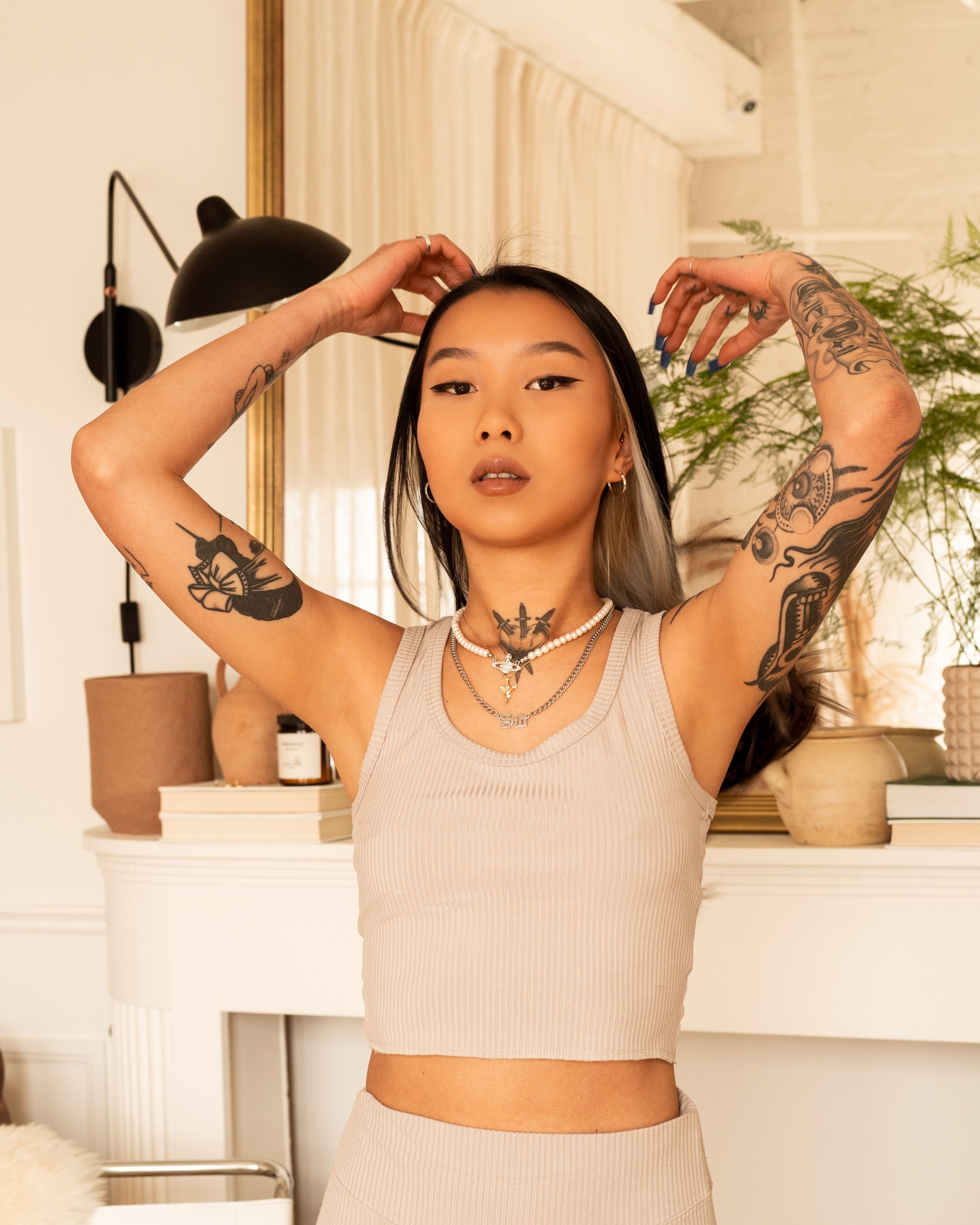 Taupe Grounded Tank Top – dreams of anastasia